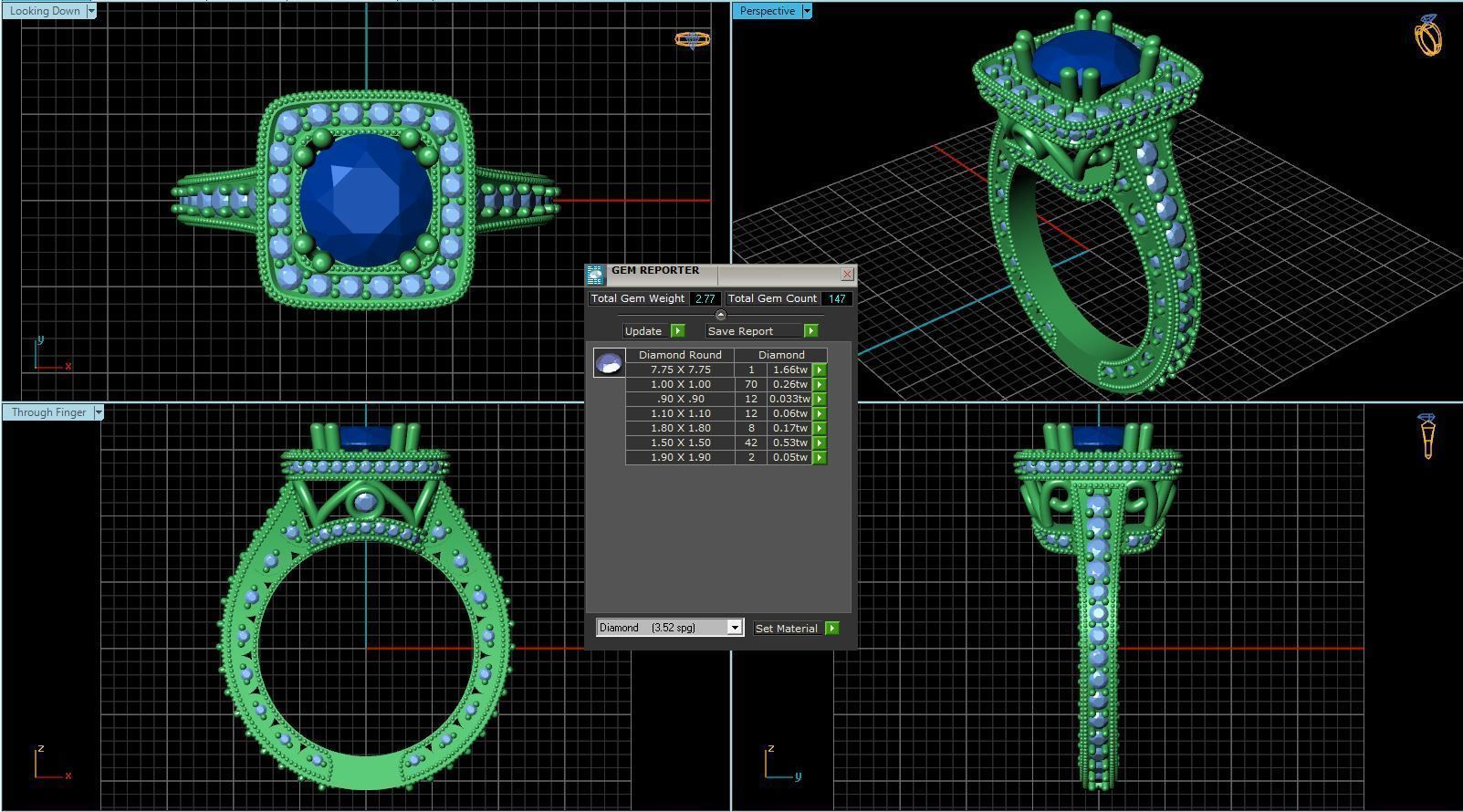 BULK-3DM-With Gems-MIX 168 Files 3D print model_180