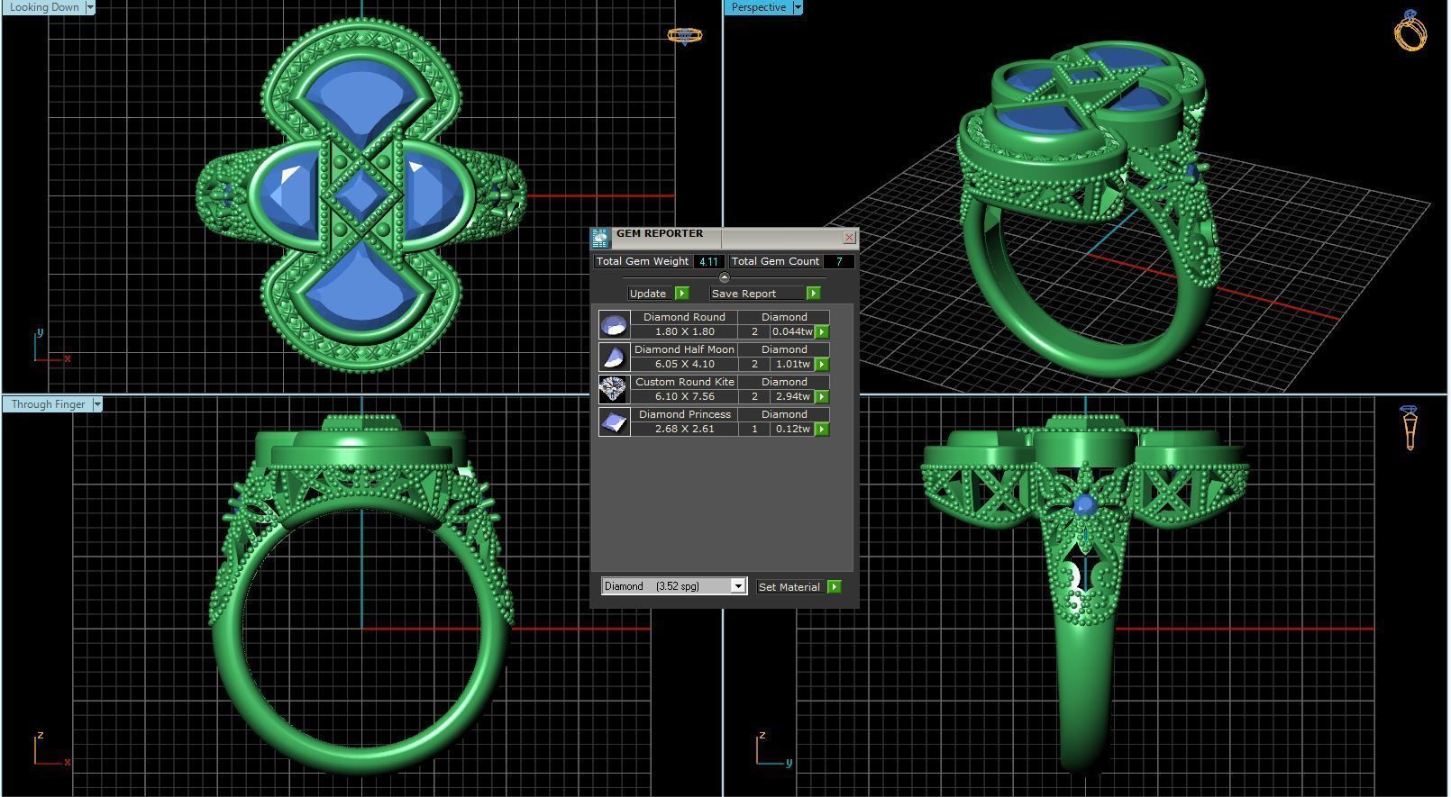BULK-3DM-With Gems-MIX 168 Files 3D print model_185