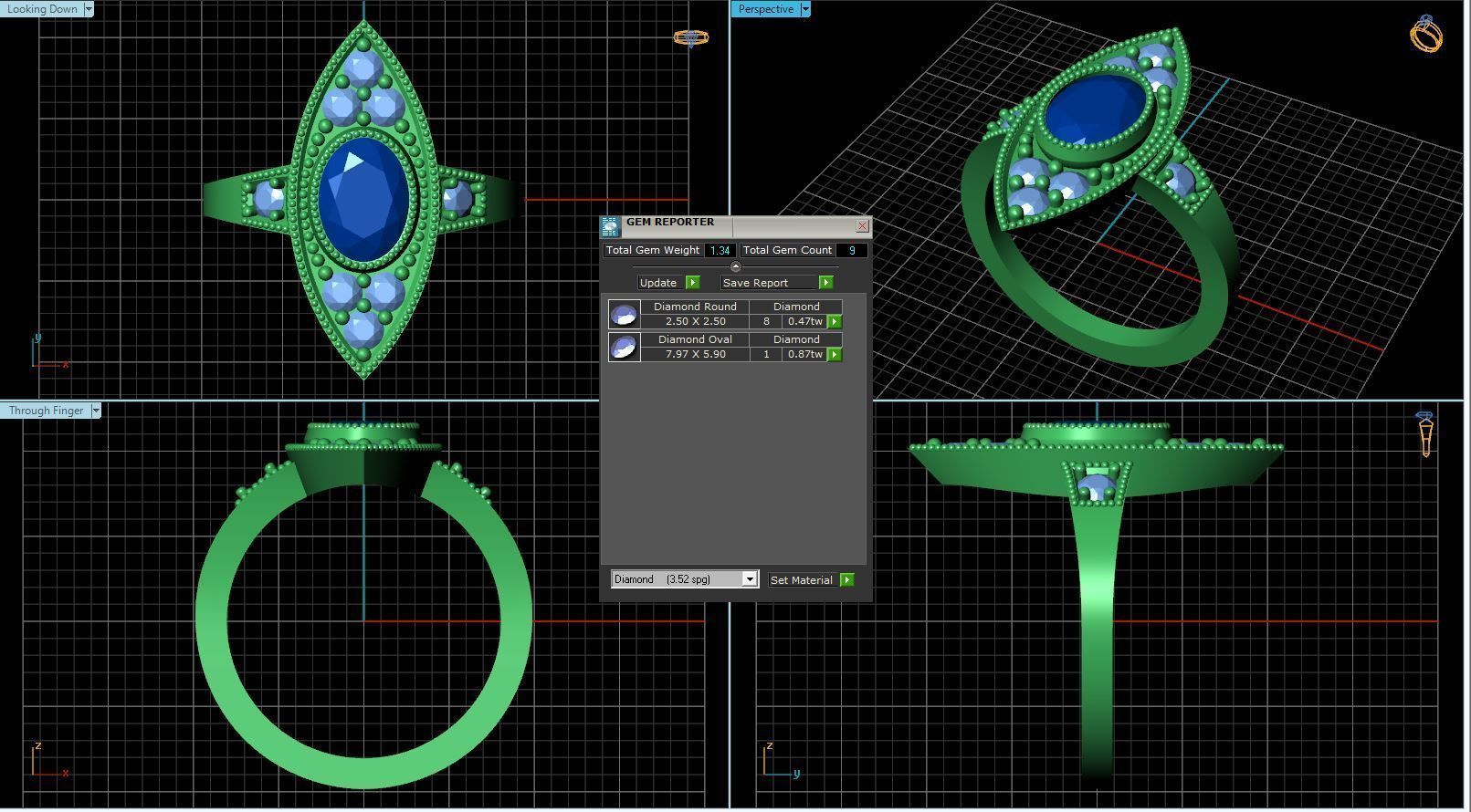 BULK-3DM-With Gems-MIX 168 Files 3D print model_175