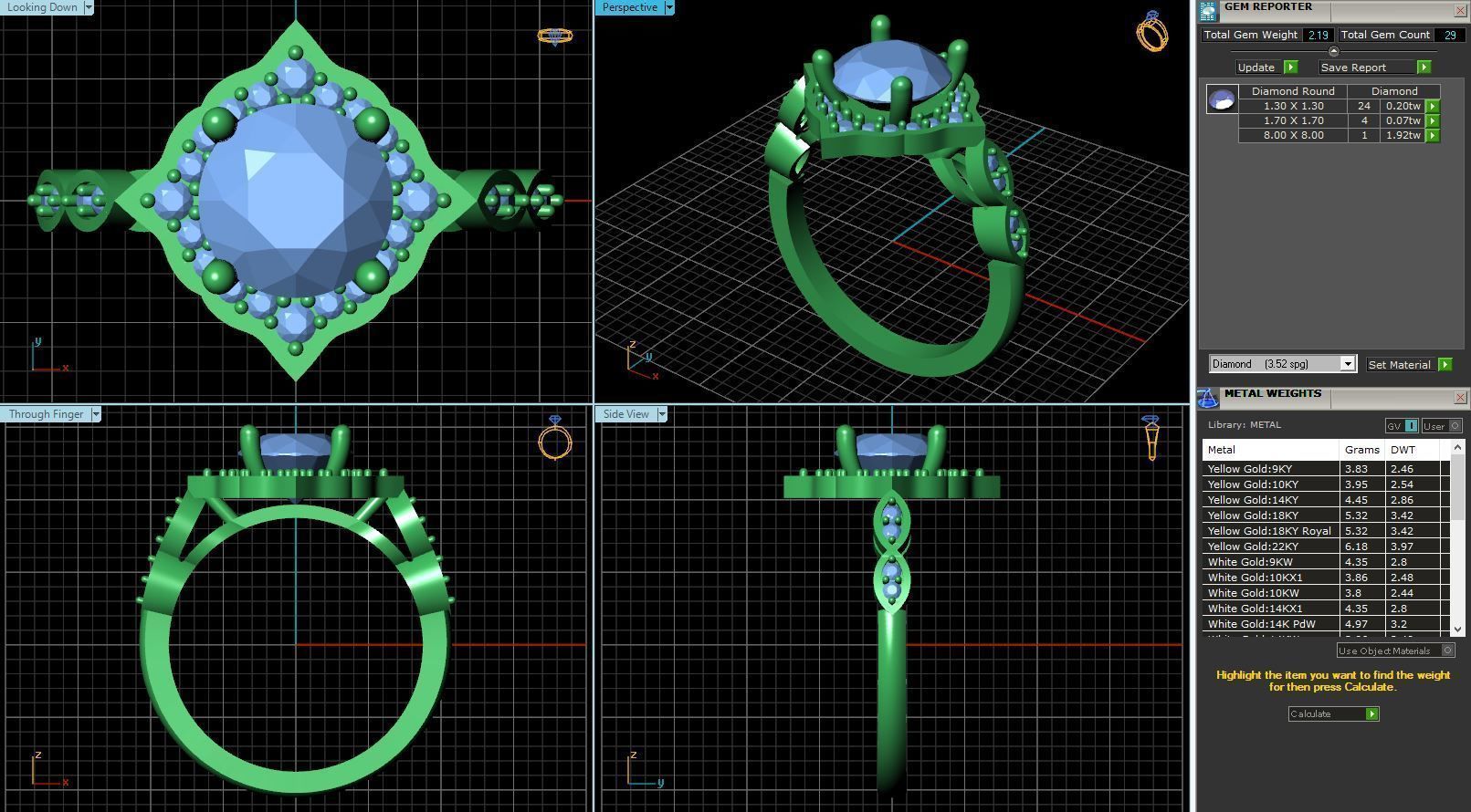 BULK-3DM-With Gems-MIX 168 Files 3D print model_39