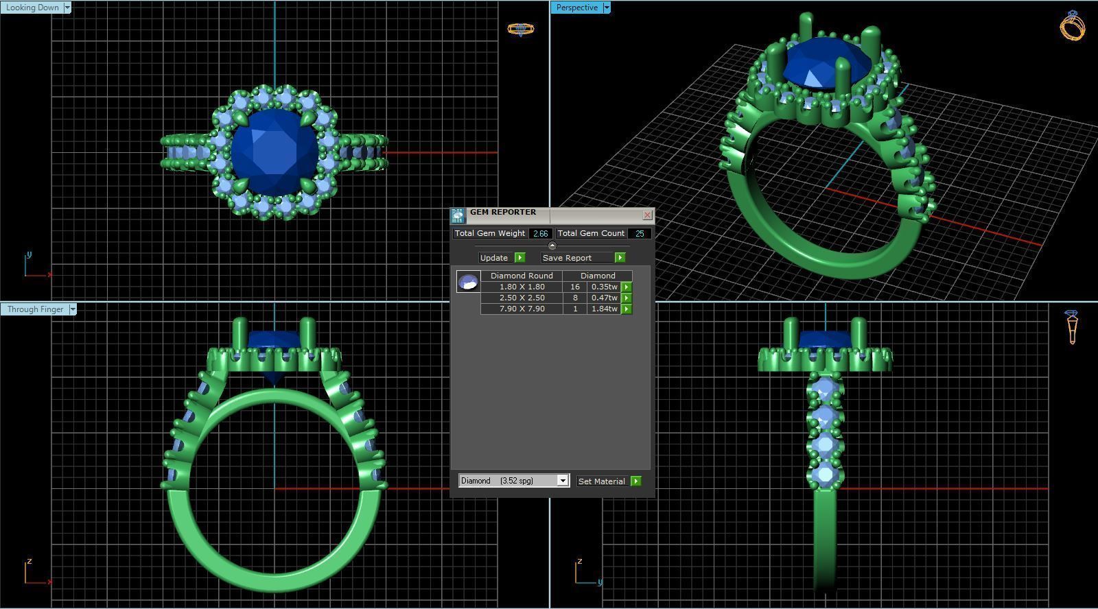BULK-3DM-With Gems-MIX 168 Files 3D print model_181
