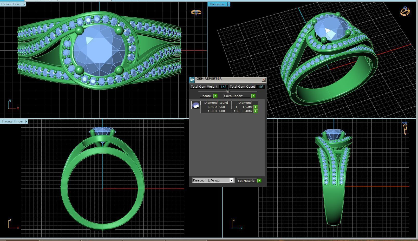 BULK-3DM-With Gems-MIX 168 Files 3D print model_163