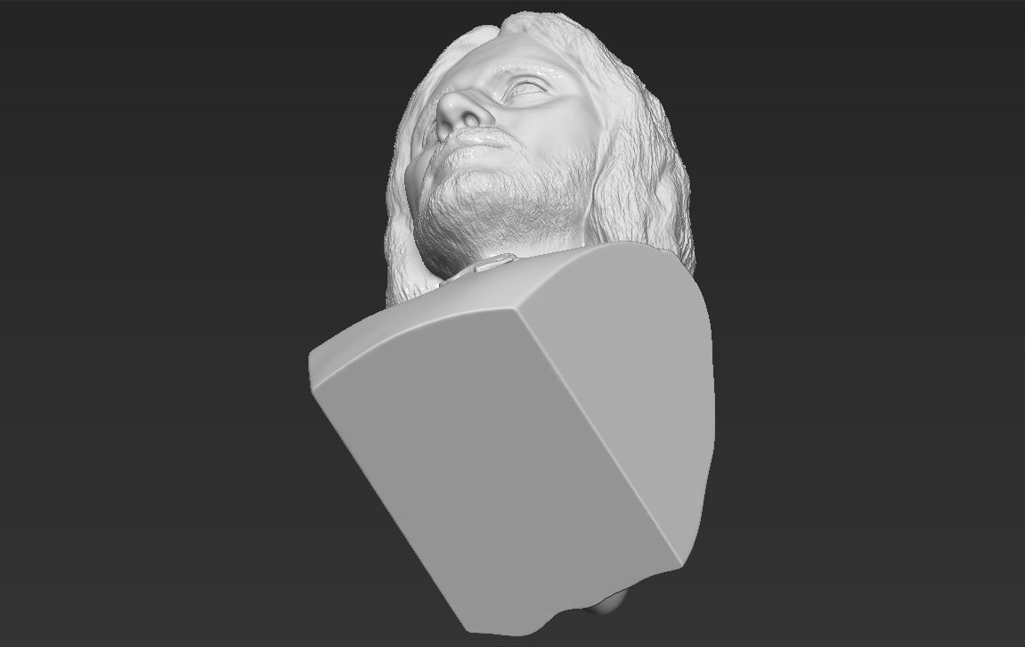 Aragorn bust Lord of the Rings 3D printing ready stl obj formats 3D print model_22