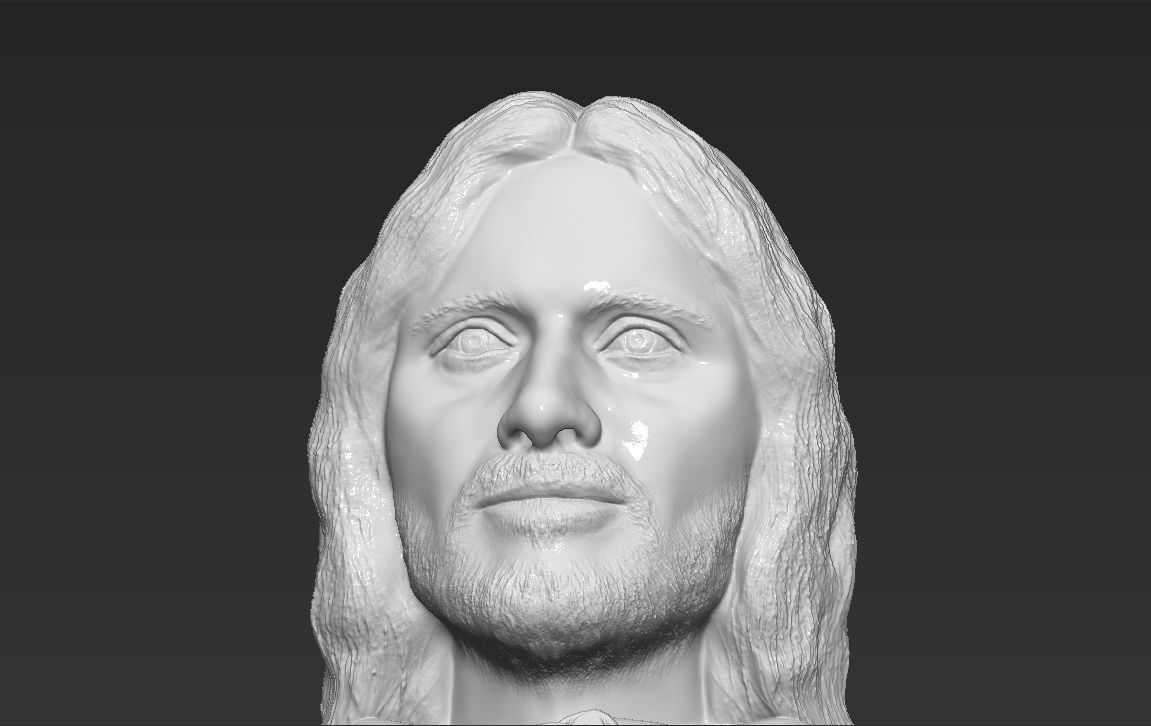 Aragorn bust Lord of the Rings 3D printing ready stl obj formats 3D print model_14