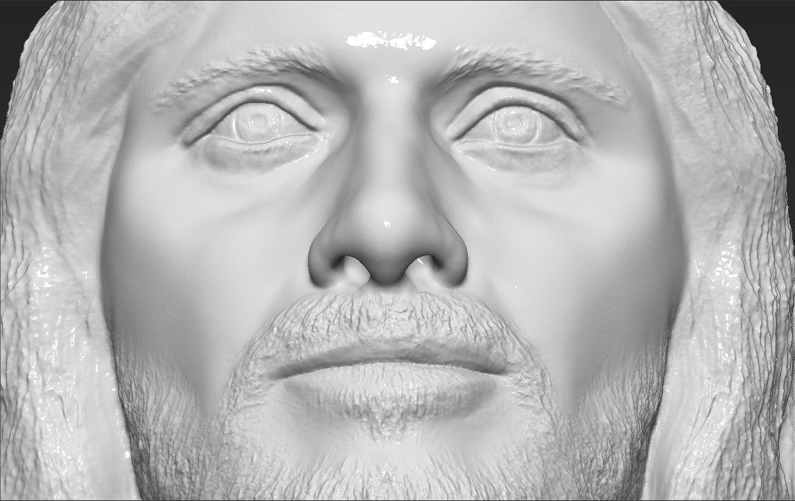 Aragorn bust Lord of the Rings 3D printing ready stl obj formats 3D print model_19