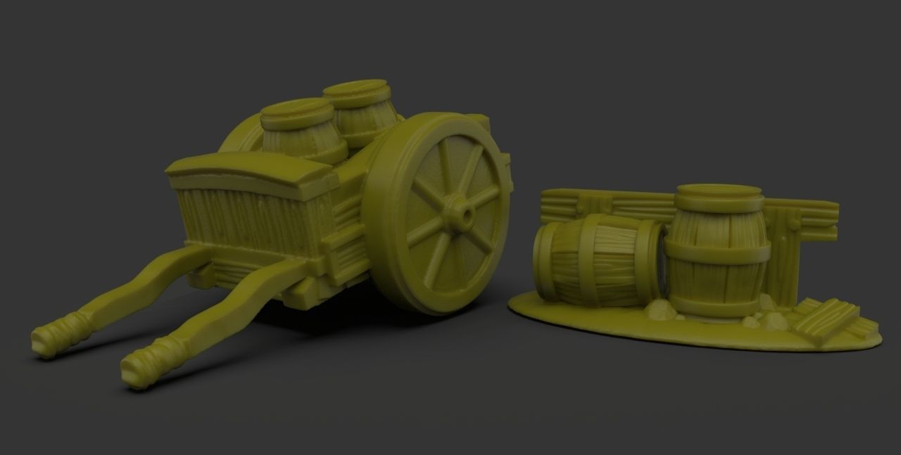 farmer collection wooden toy with cowboy hat 3D print model_3