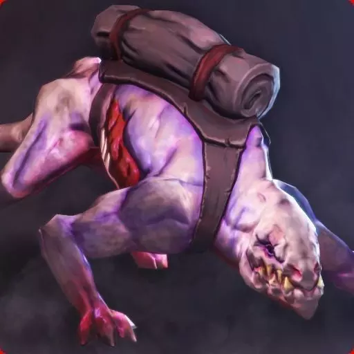 Shadow Creature Low-poly 3D model_0