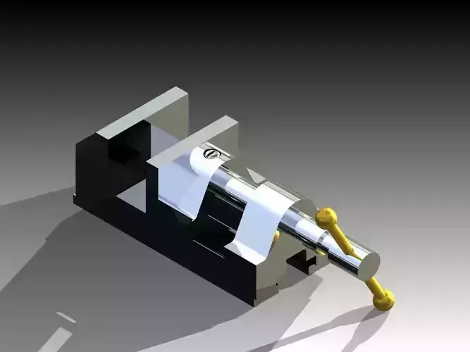 Simple machine vice Free 3D model