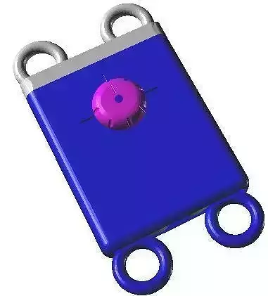 Box clasps 26 - Library techique 3D - Conception of jewels