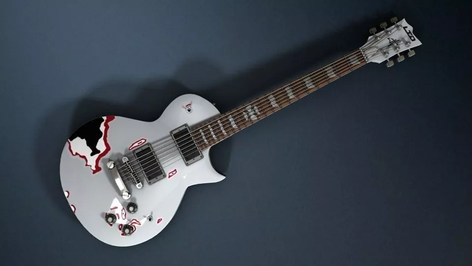 James Hetfield truckster guitar 3D model | CGTrader