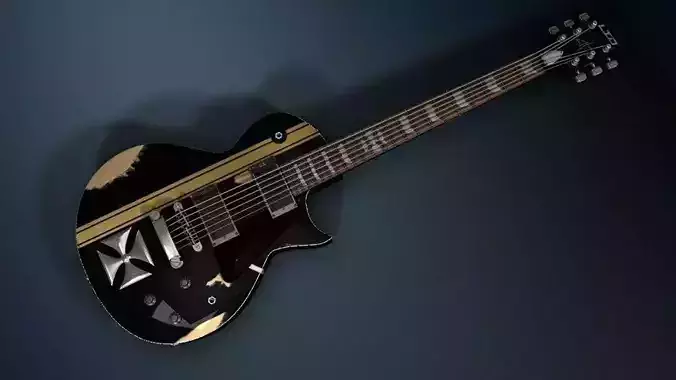 James Hetfield ESP JH IRON CROSS Black