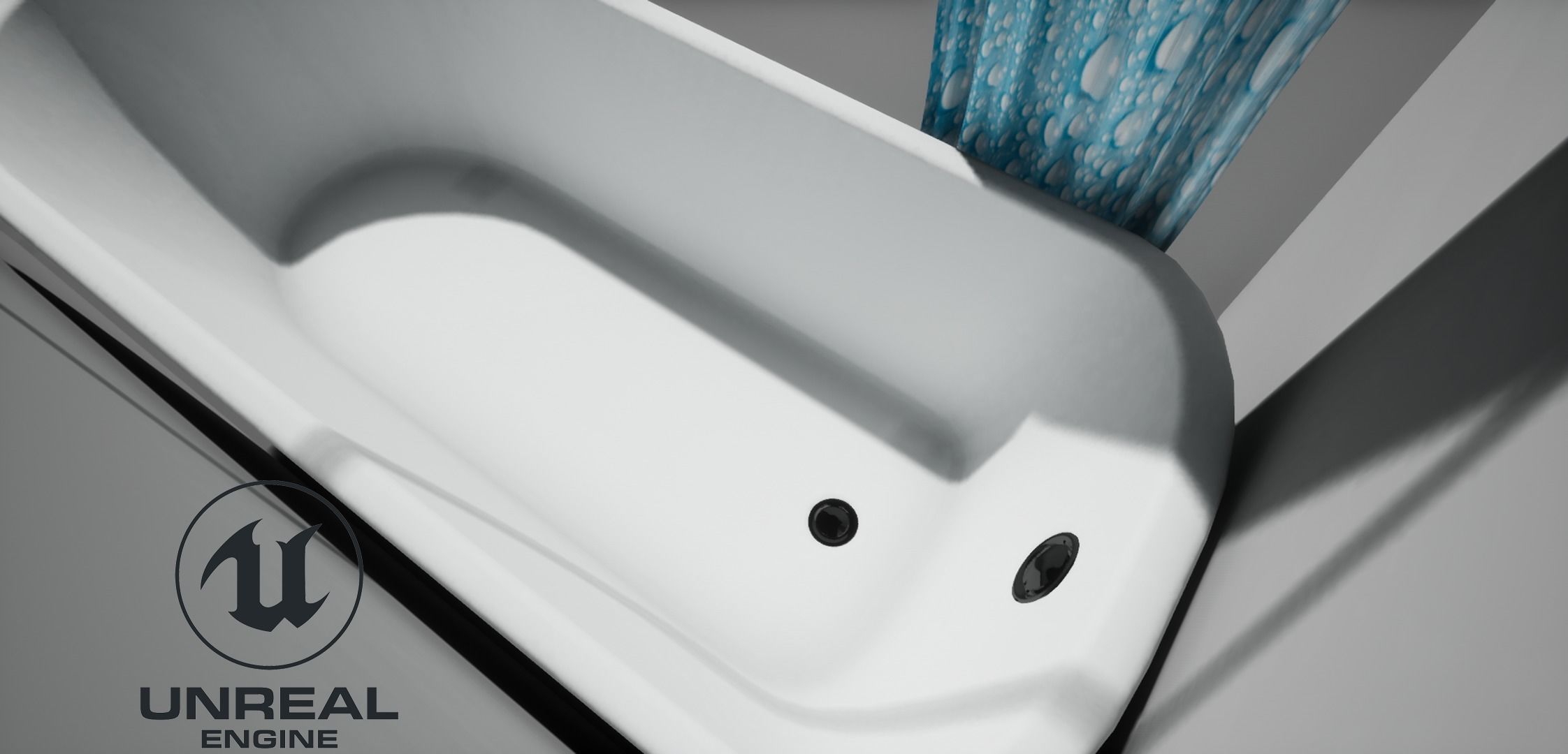 White bath model Free low-poly 3D model_8