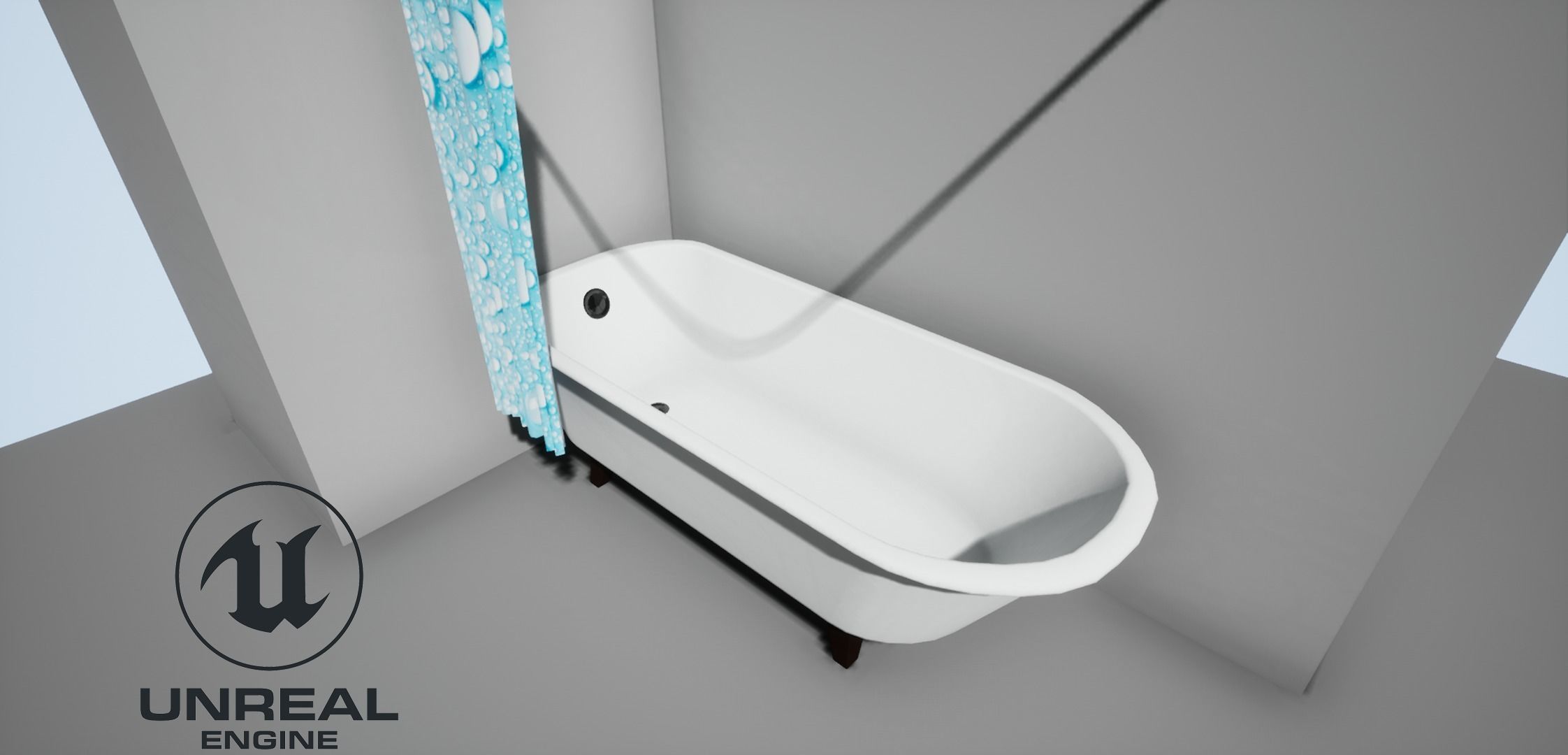 White bath model Free low-poly 3D model_5