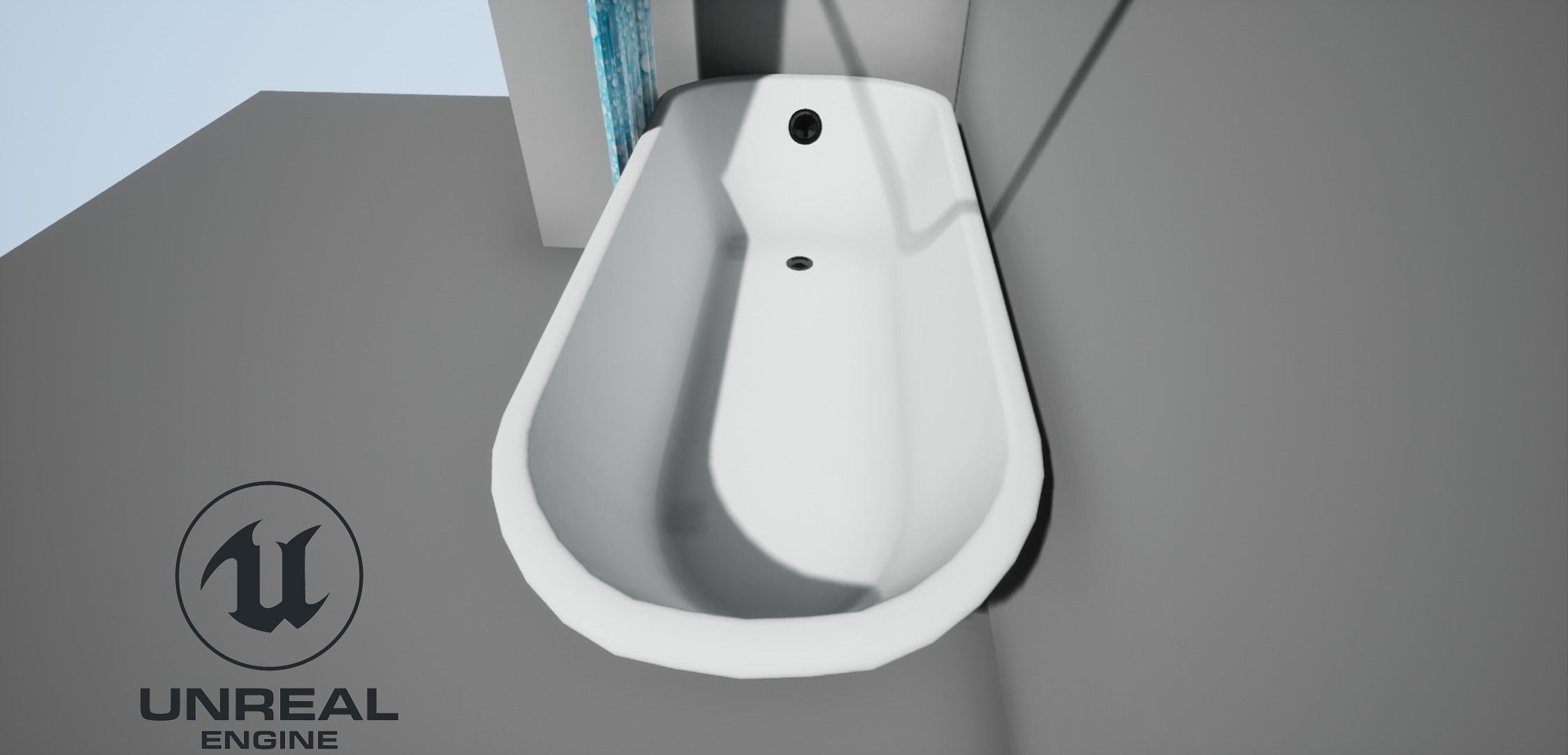 White bath model Free low-poly 3D model_6