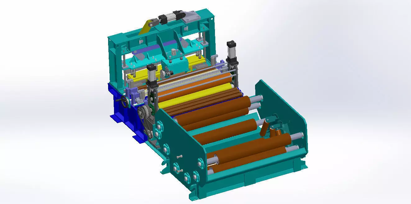 SEMICUTTOLENGTH paper machine Free 3D model_0