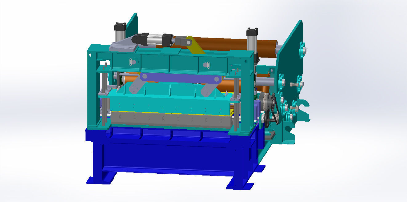 SEMICUTTOLENGTH paper machine Free 3D model_3