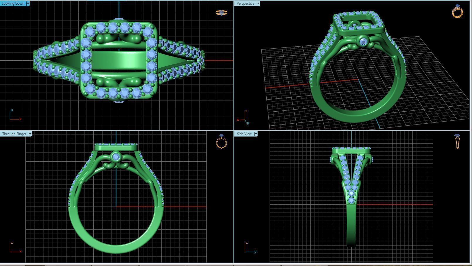 BULK-STL-20 SHANK-171 HEAD Files 3D print model_4
