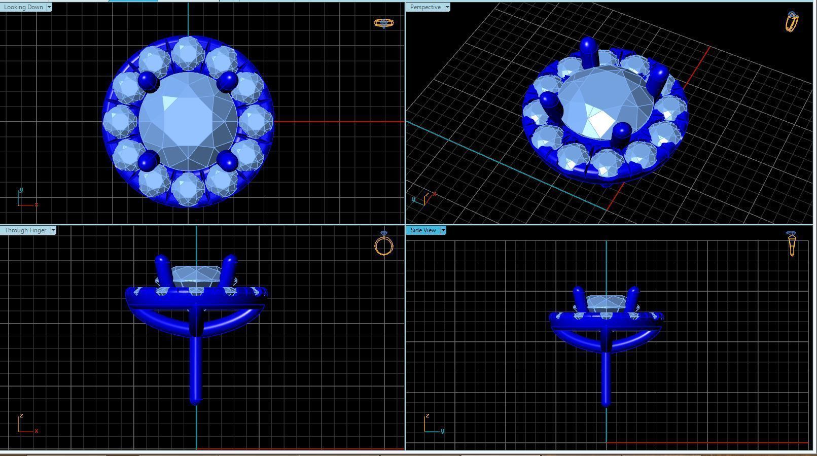 BULK-STL-20 SHANK-171 HEAD Files 3D print model_190