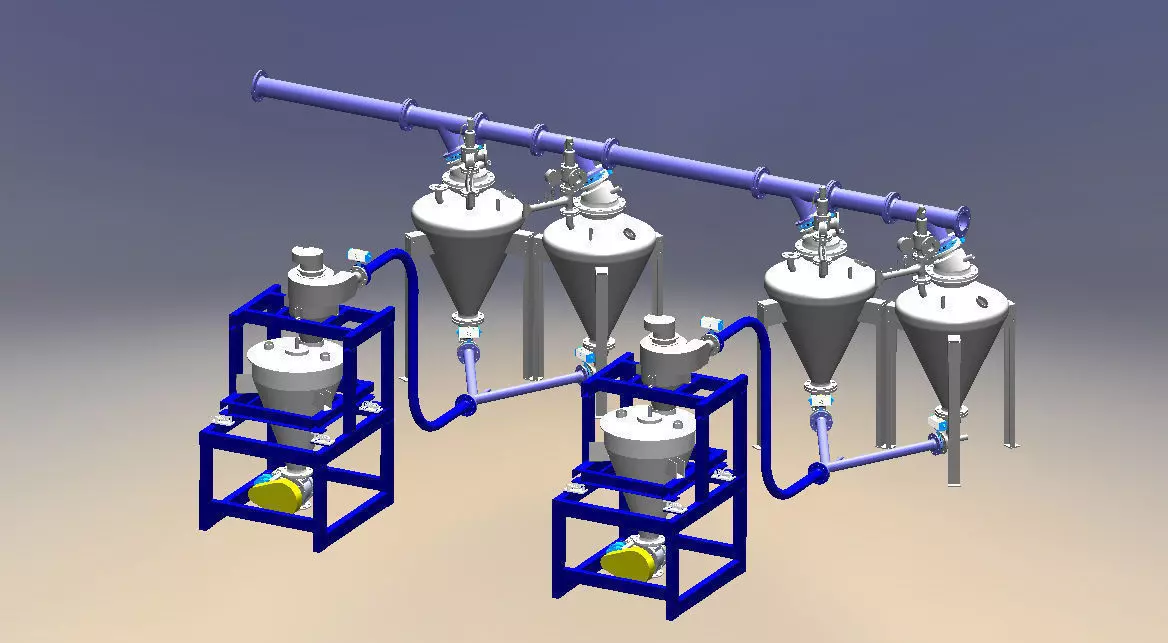 PNEUMATIC TRANSFER VESEL Free 3D model