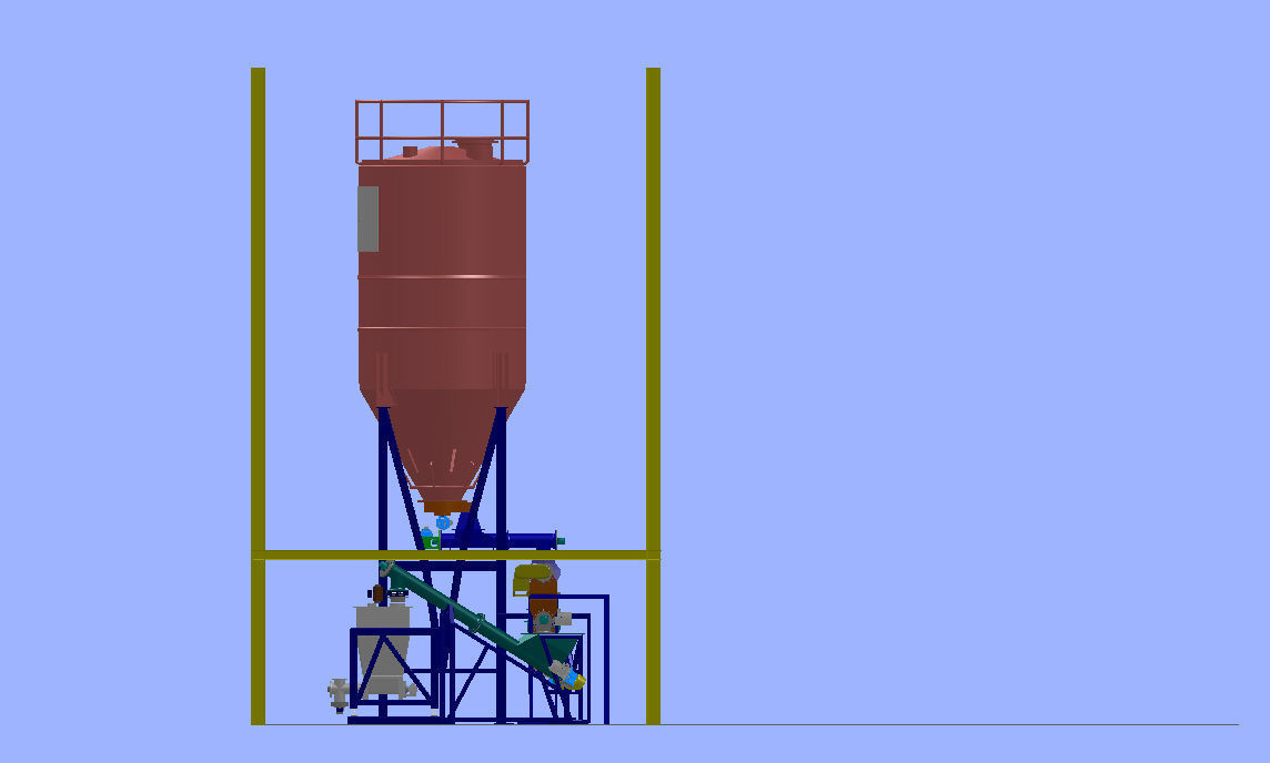 Pneumatic Conveyor For Sugar Feed Free 3D model_6