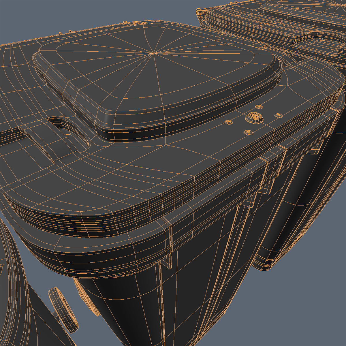 Wheelie Bin Kit With Rubbish 3D model_26