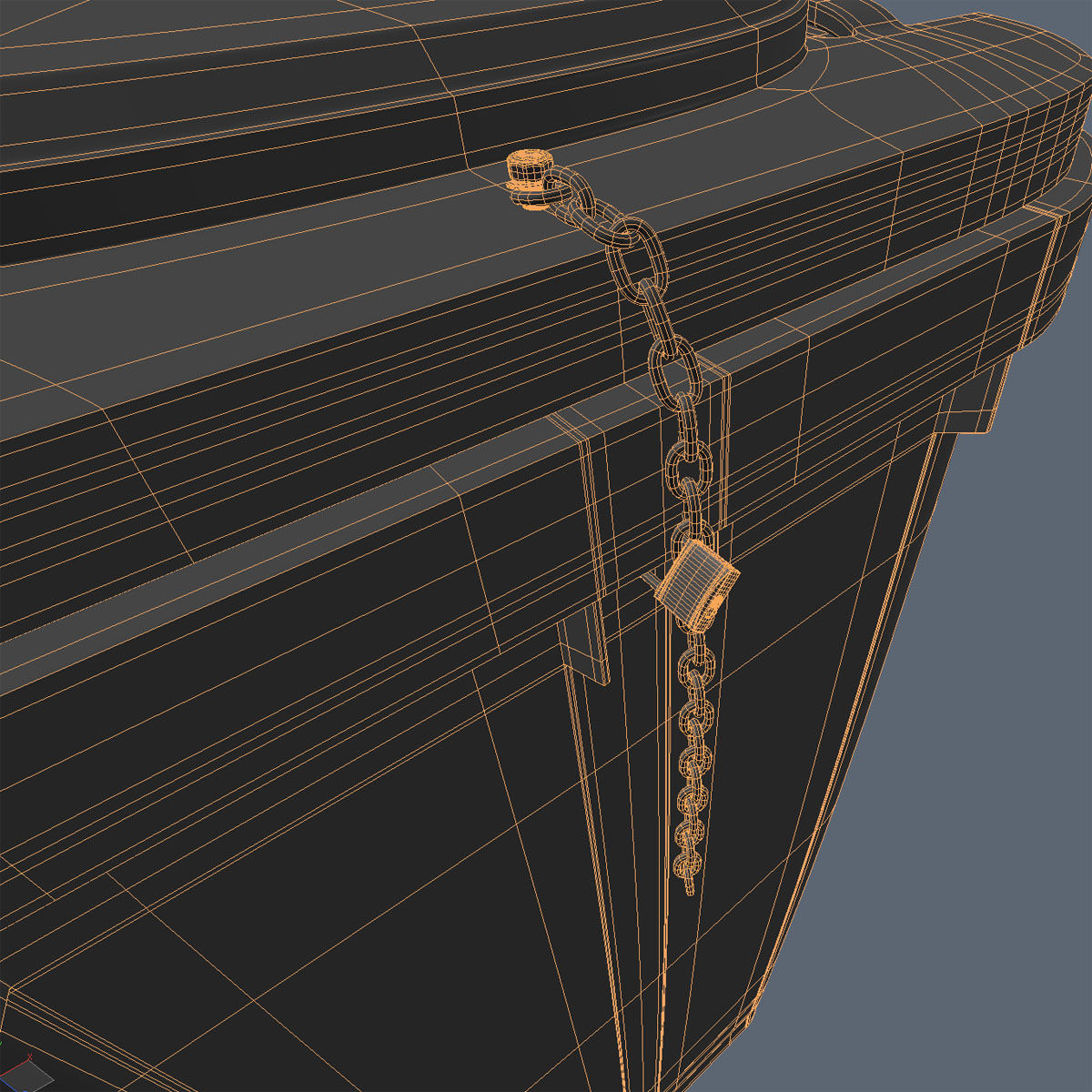 Wheelie Bin Kit With Rubbish 3D model_29