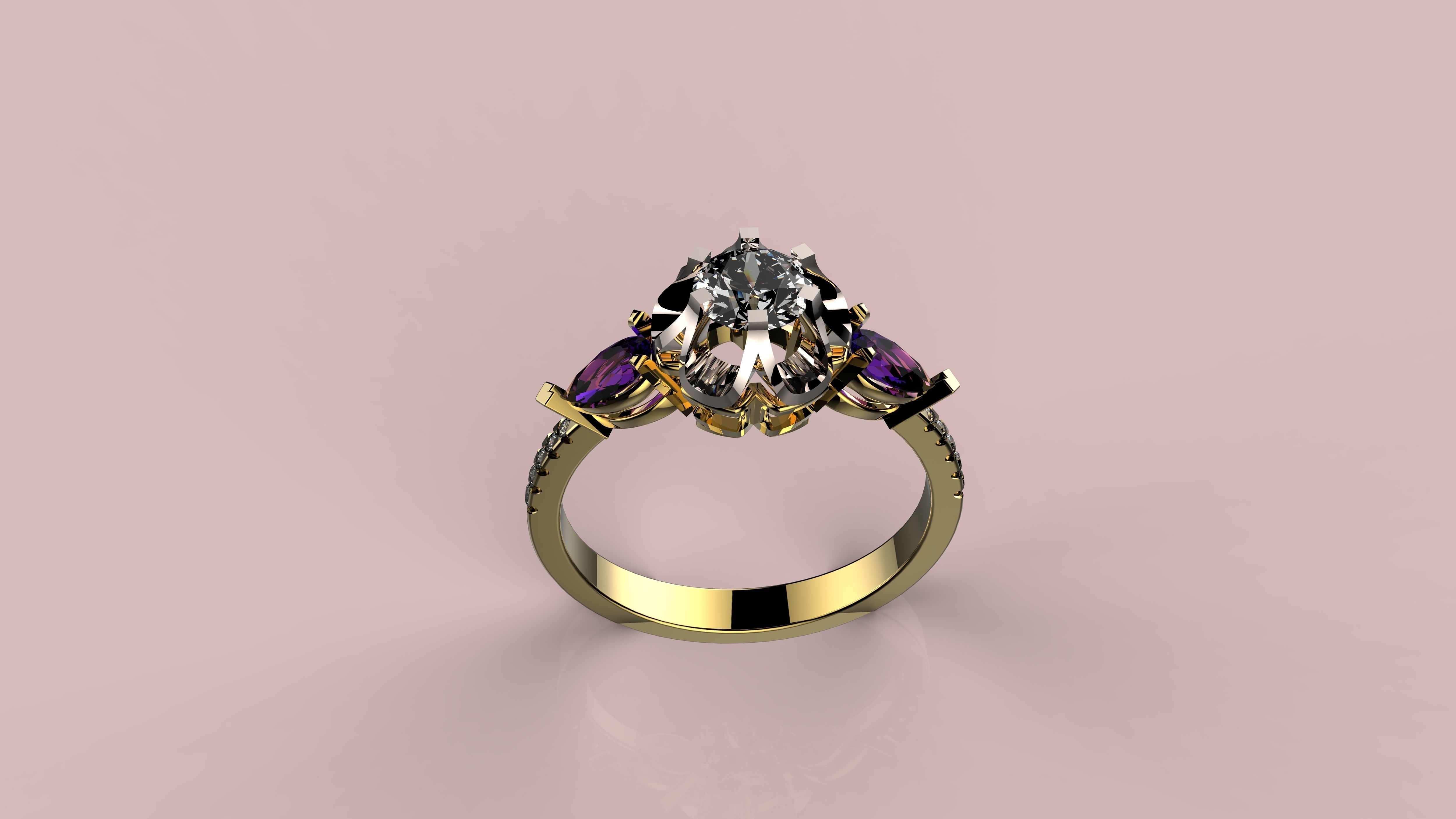 A RINGS N19 3D print model_3