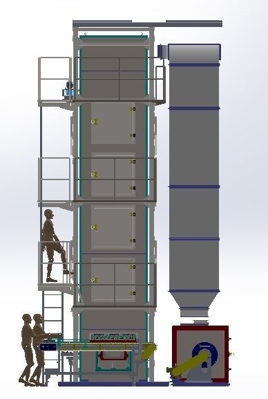 VERTICAL OVEN CHAMBER Free 3D model_1