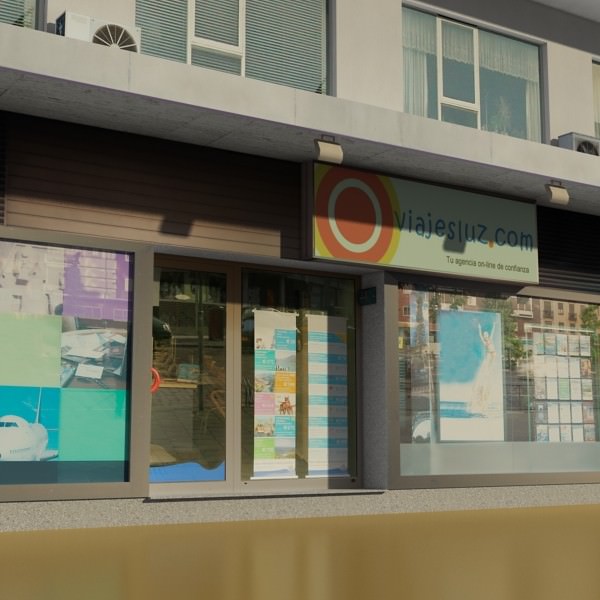 Photorealistic Low Poly Building 3D model_8