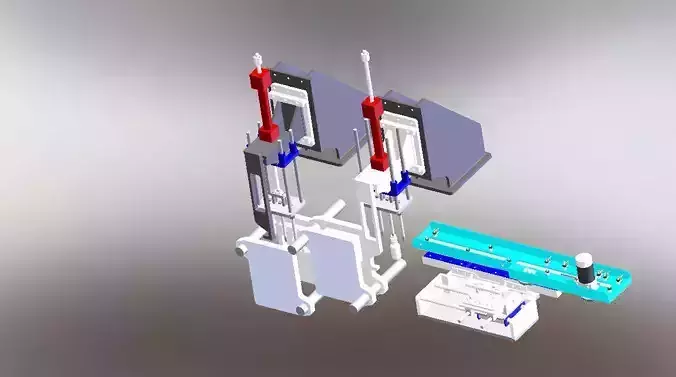 HBD121 machine with different parts