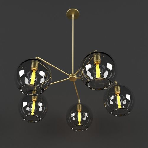 Sculptural Glass Globe 3D model