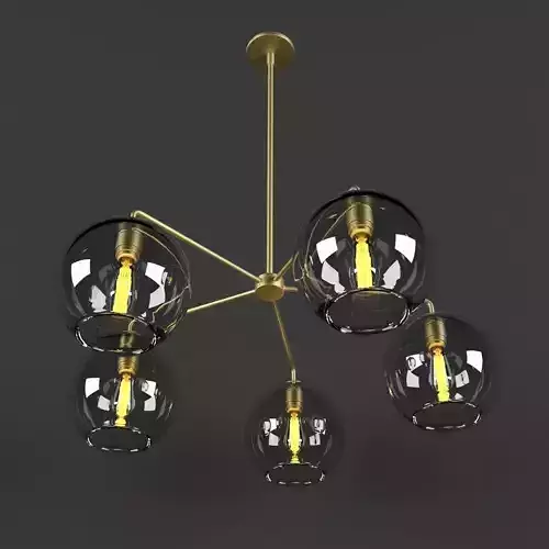 Sculptural Glass Globe 3D model