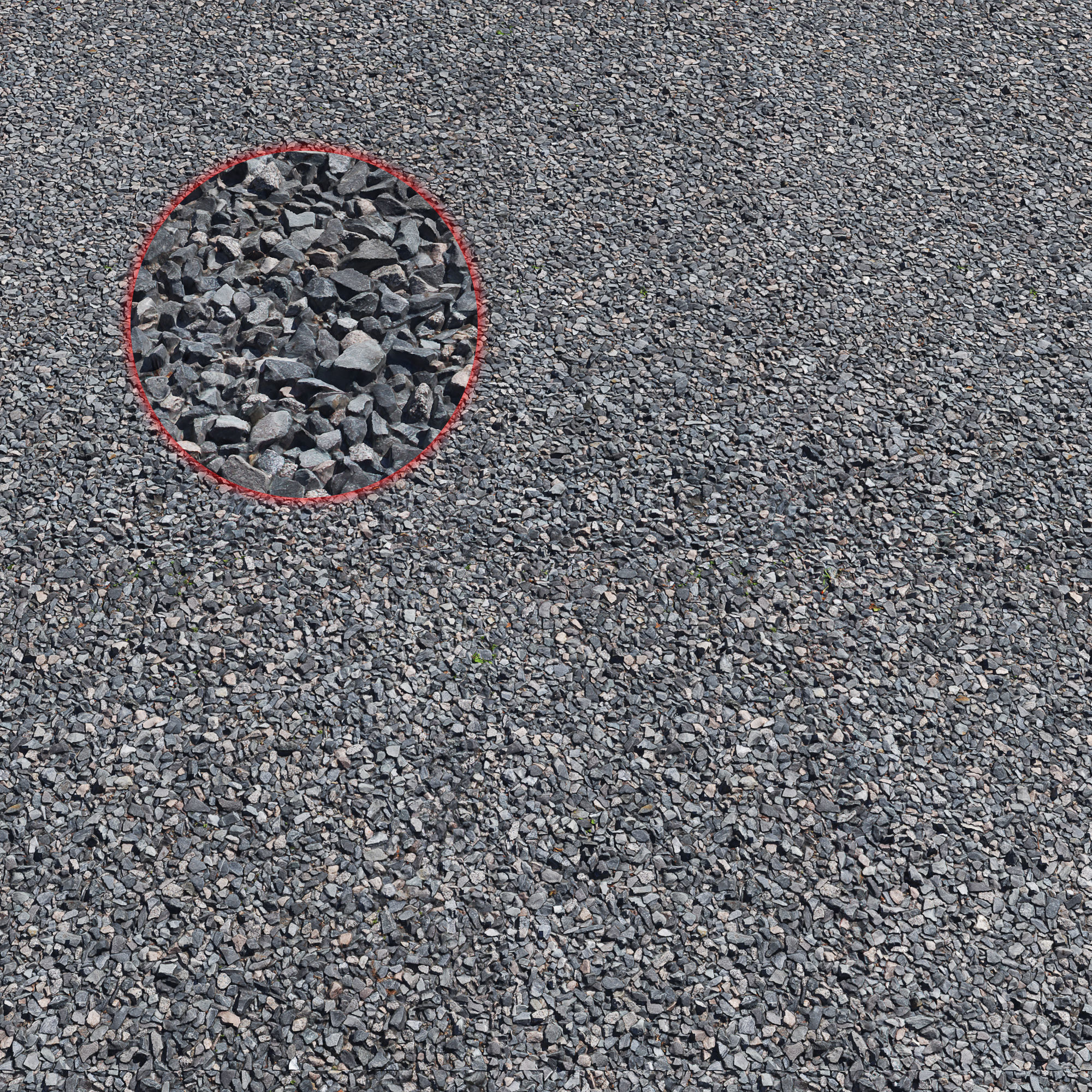 Ultra realistic Gravel Scan  3D model_1