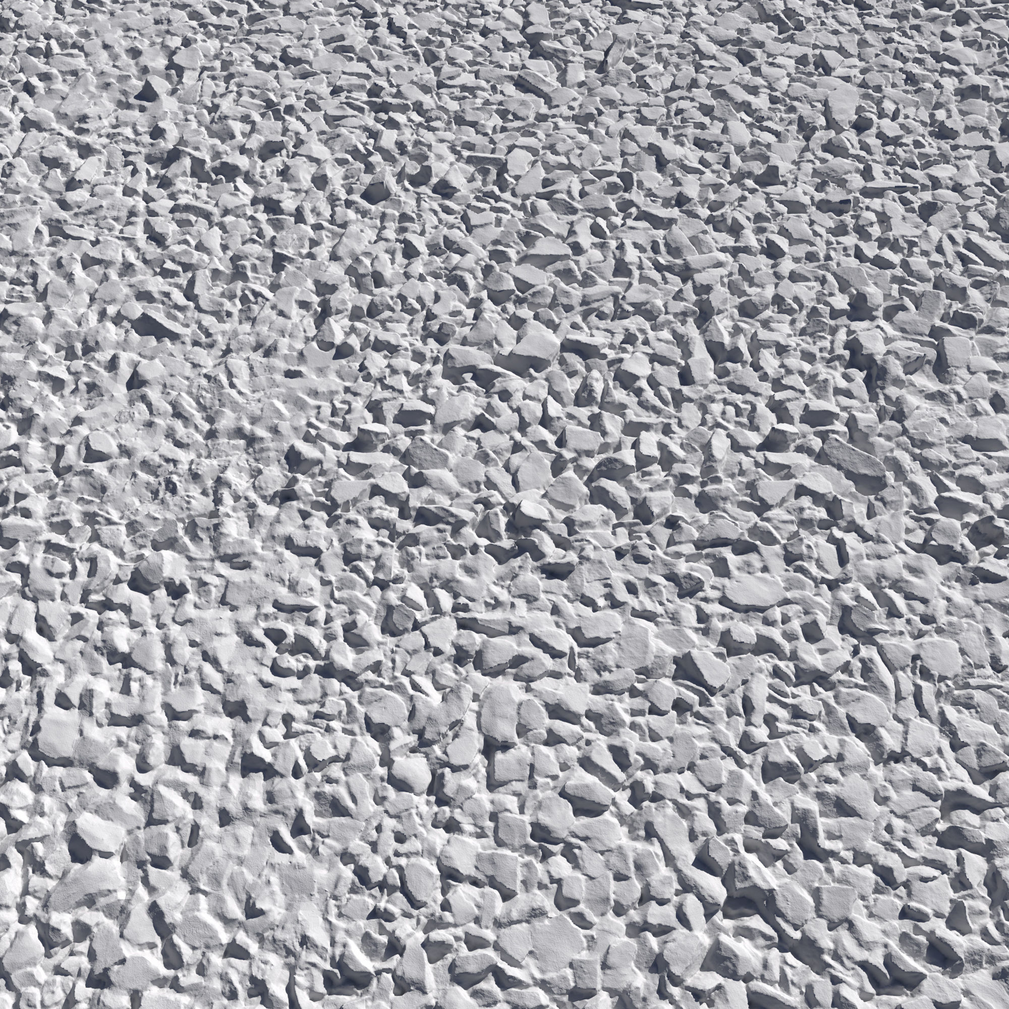 Ultra realistic Gravel Scan  3D model_2