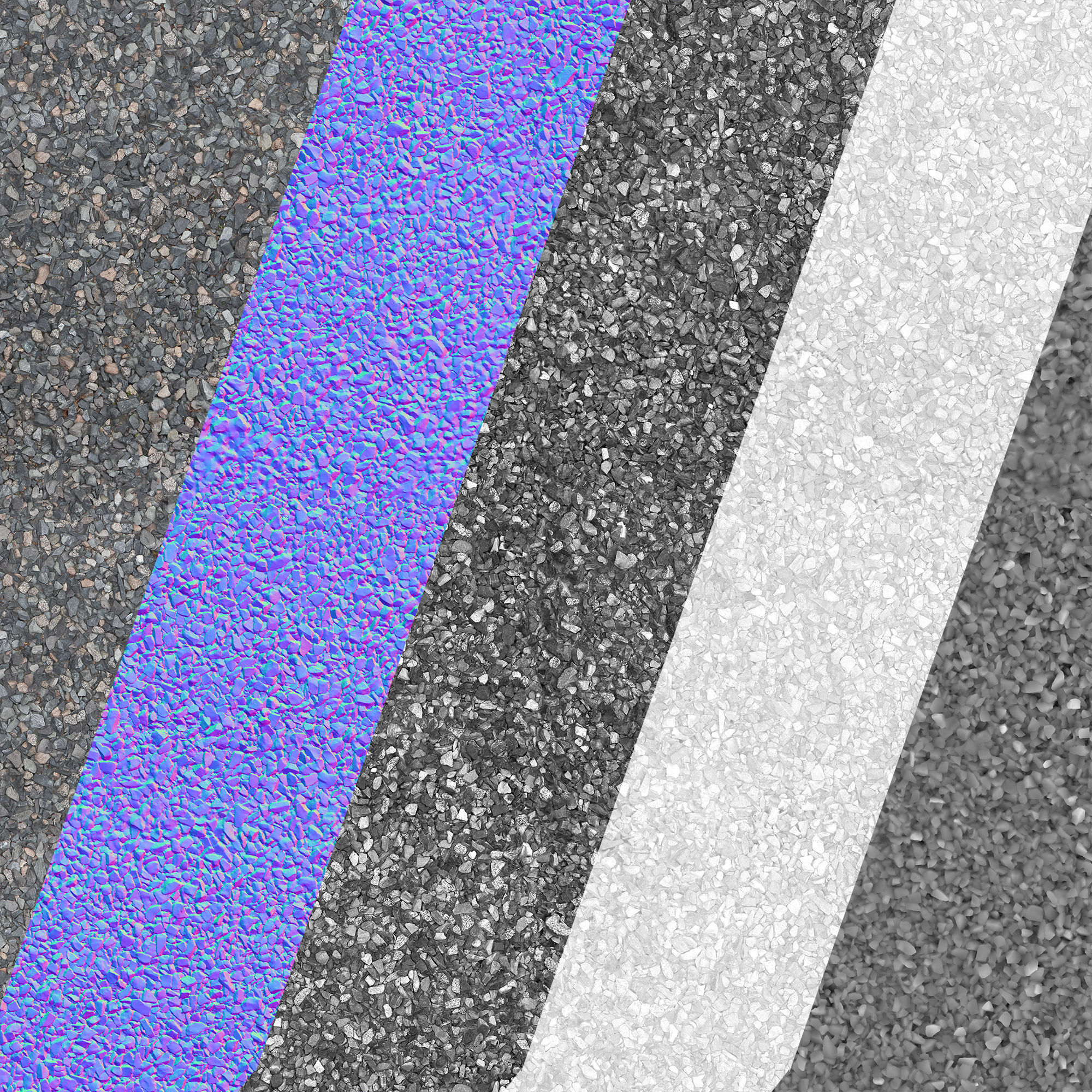 Ultra realistic Gravel Scan  3D model_8