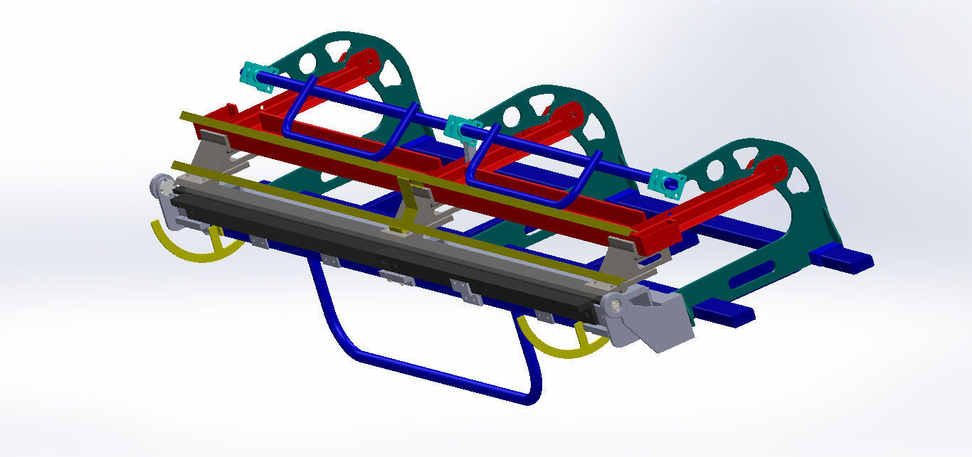 METAL SHEET MANUAL FOLDING BRAKE Free 3D model_1