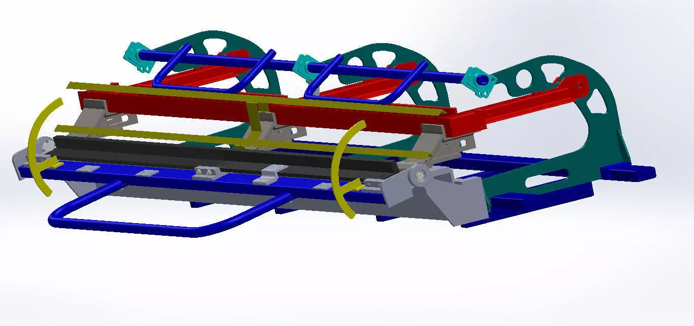 METAL SHEET MANUAL FOLDING BRAKE Free 3D model_0