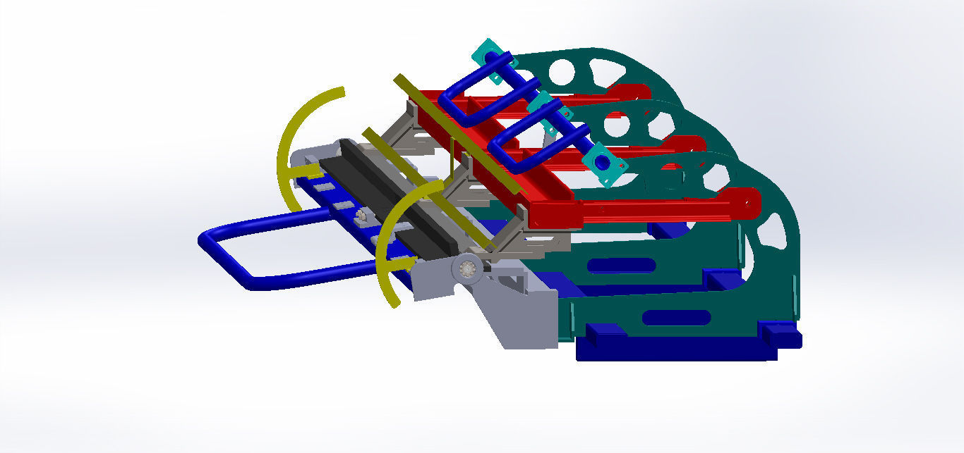 METAL SHEET MANUAL FOLDING BRAKE Free 3D model_3
