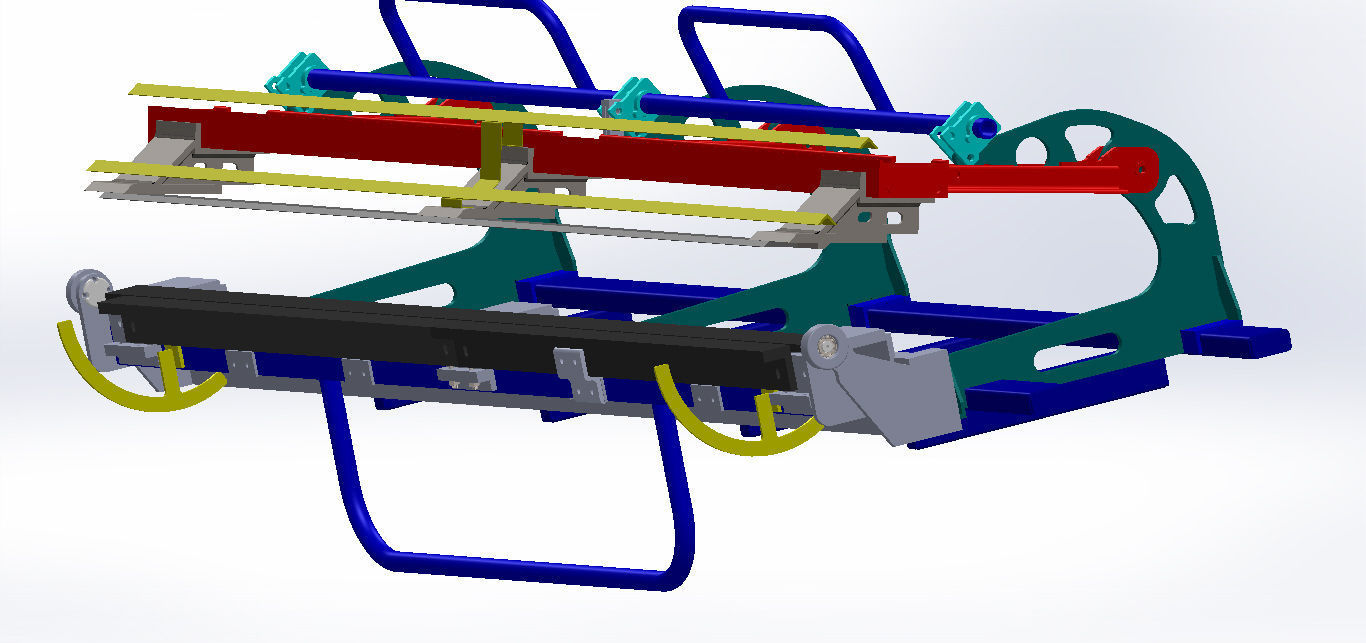 METAL SHEET MANUAL FOLDING BRAKE Free 3D model_2