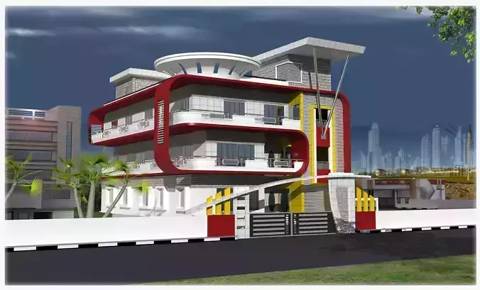 3d house model design in hyderabad