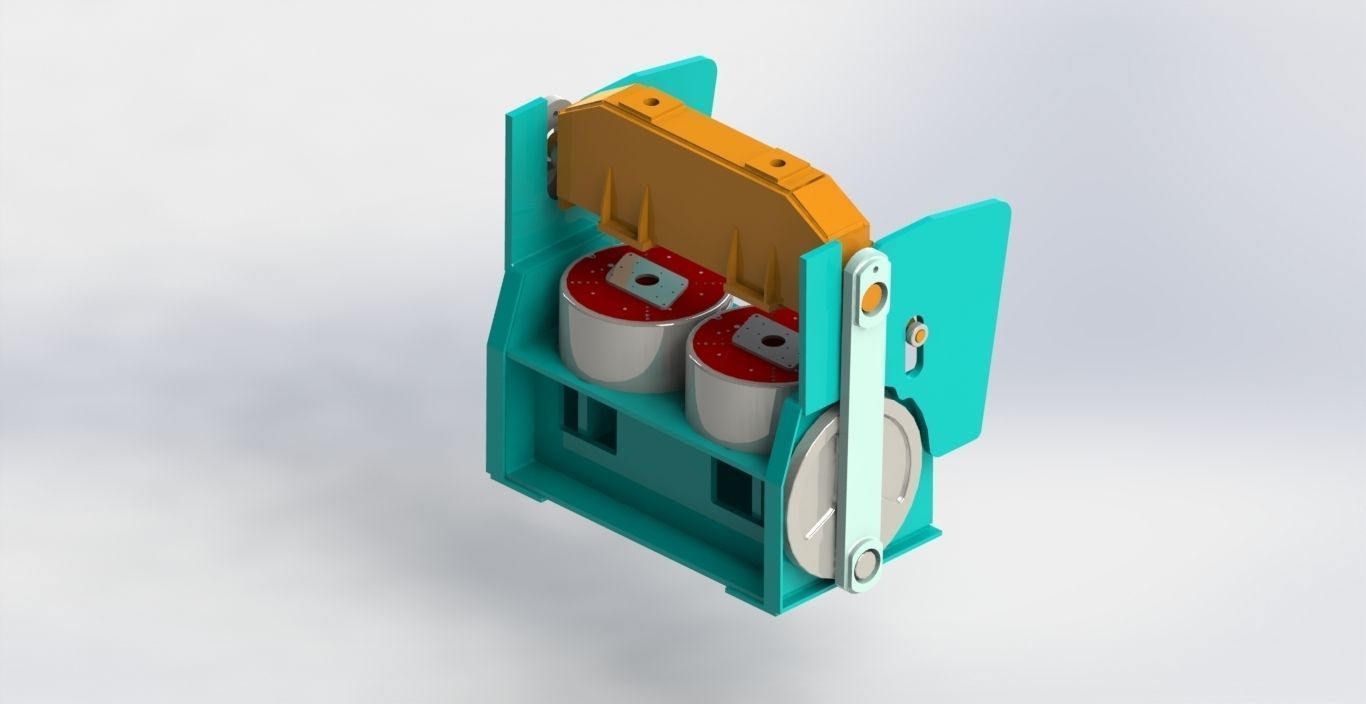 MECHANICALTYREPRESSMACHINE MC NEIL 42 INCH Free 3D model_2