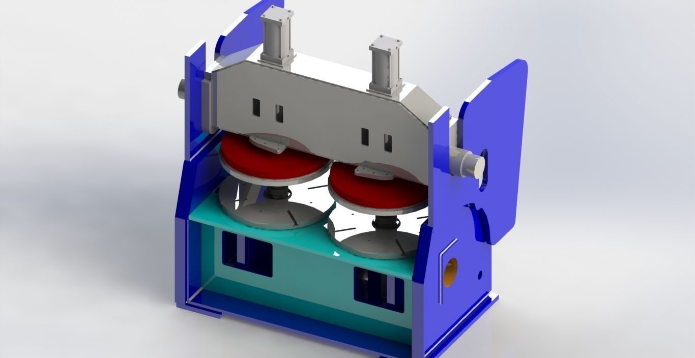 MECHANICALTYREPRESSMACHINE MC NEIL 42 INCH Free 3D model_1