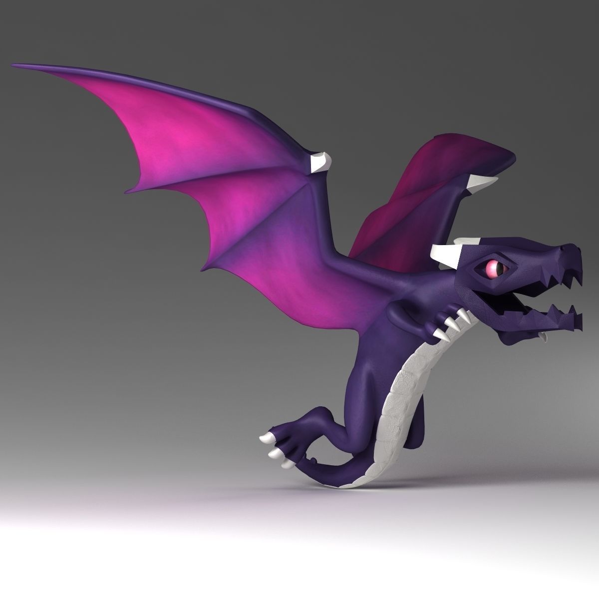 Dragon 3D model_1