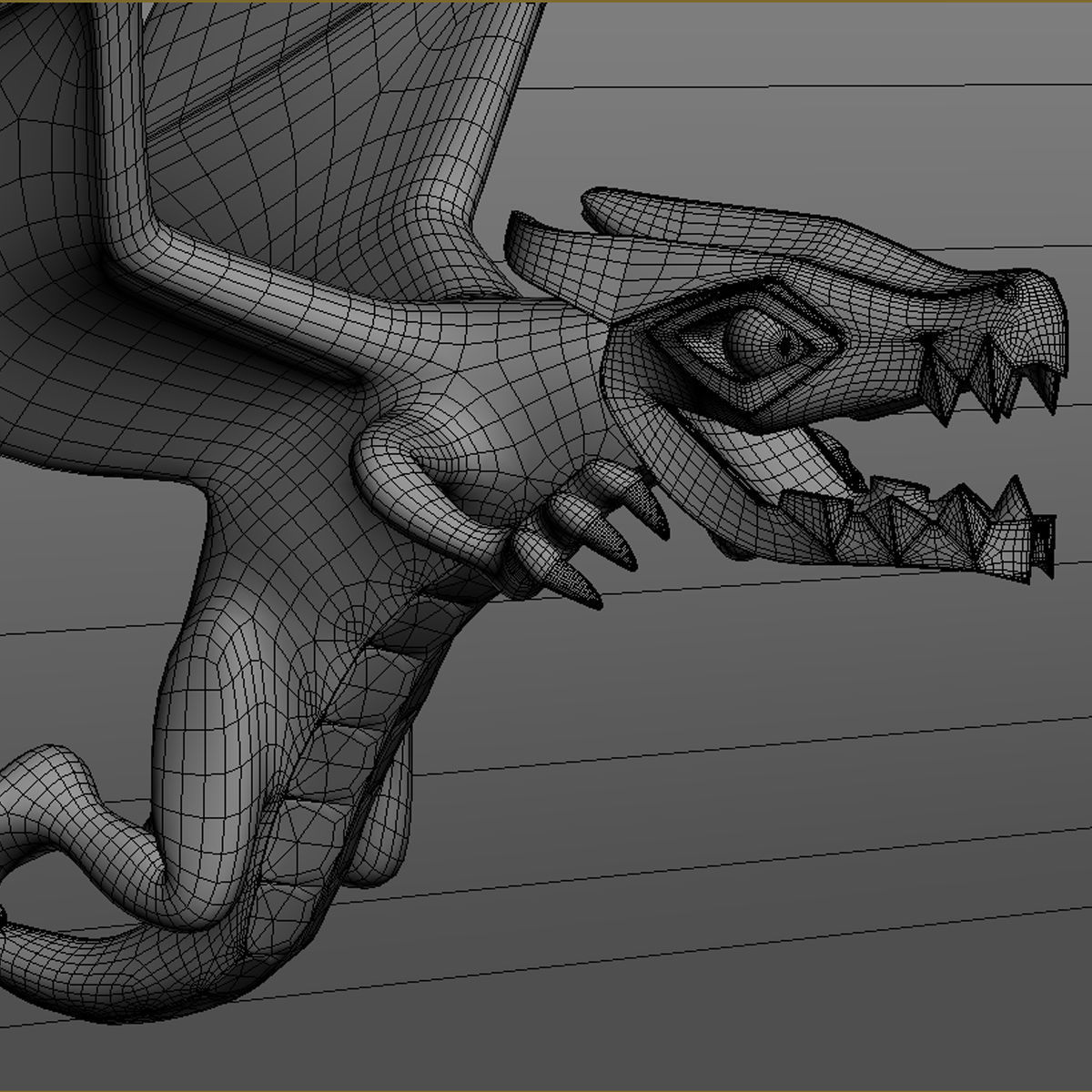 Dragon 3D model_11