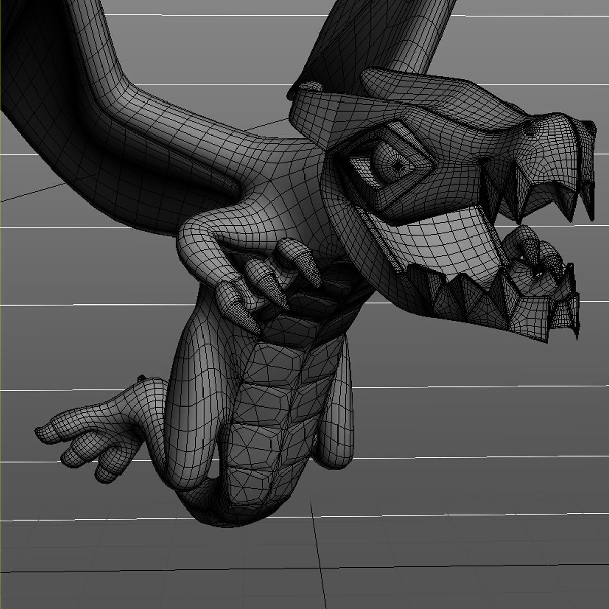 Dragon 3D model_9