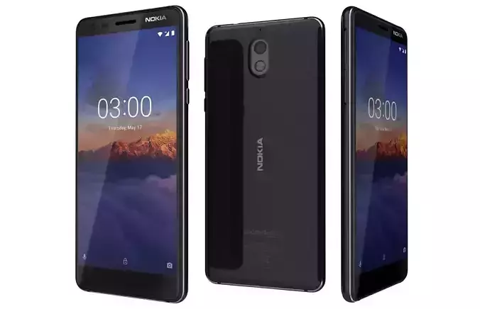 Nokia 3 Point 1 Black Chrome