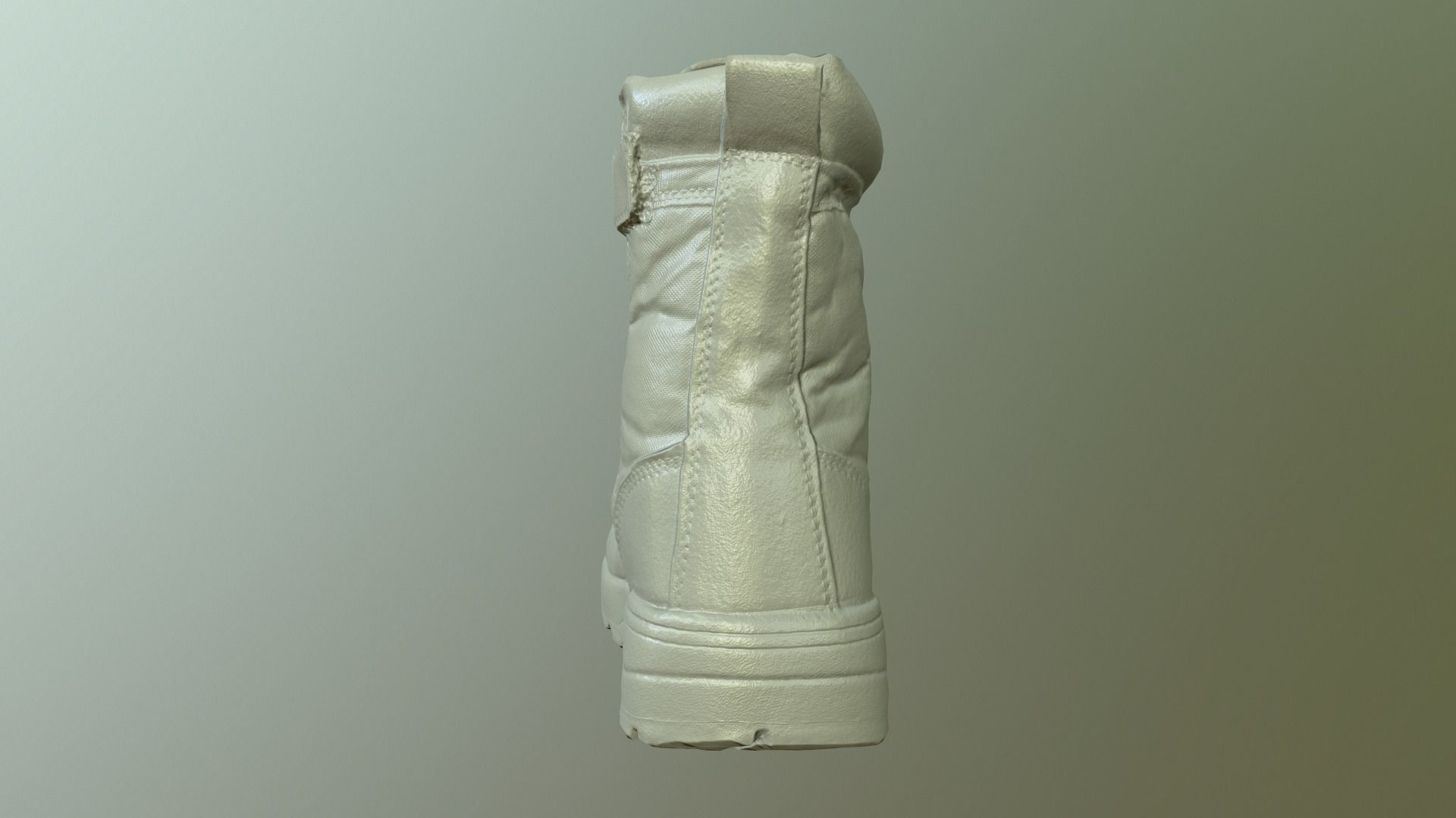Desert army boot Low-poly 3D model_12