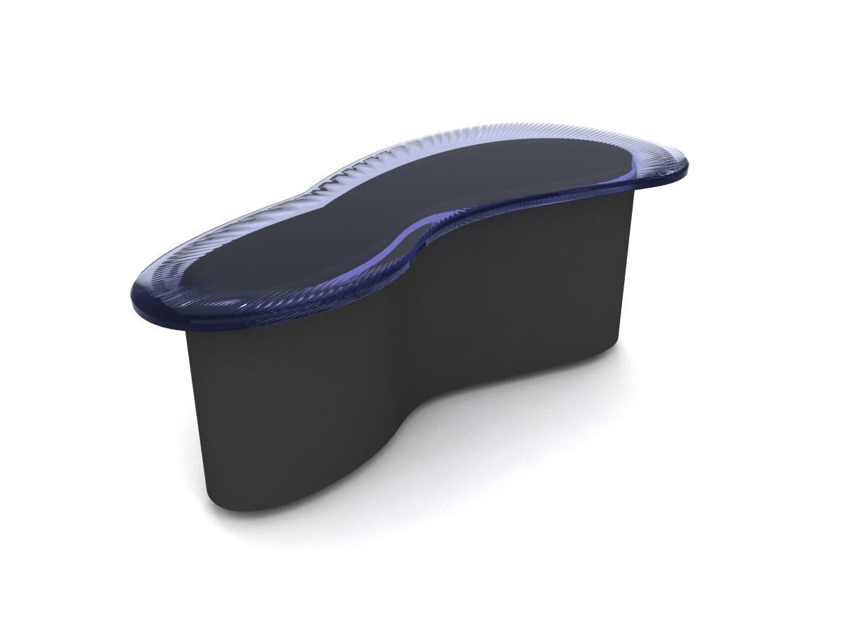 Virtual Tv Studio Desk 3D model_3