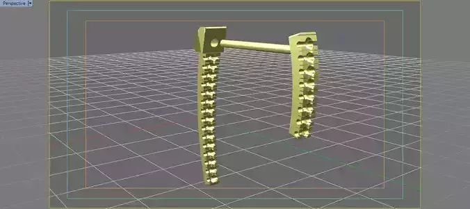 earrings gold chain on computer screen