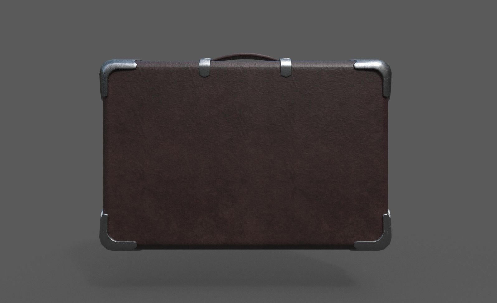 Low Poly Valise 2 suitcase Low-poly 3D model_3